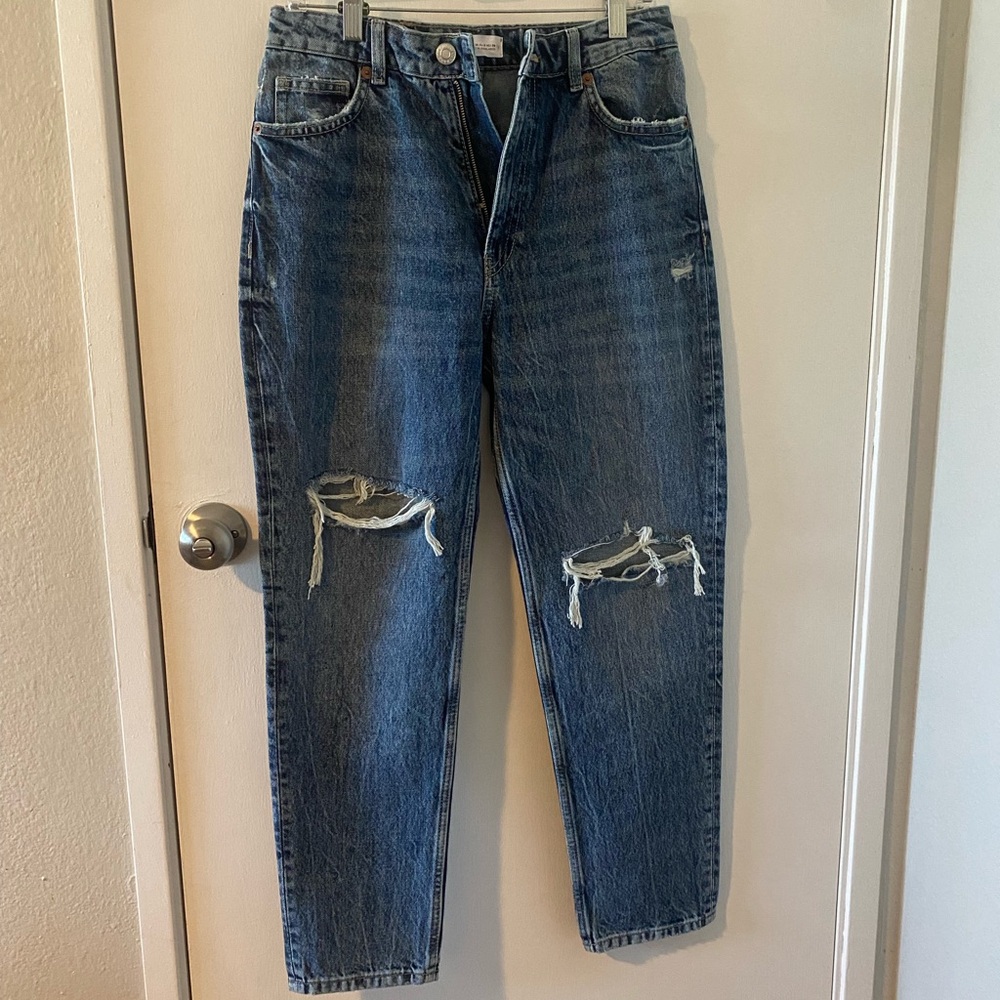 Zara ripped jeans